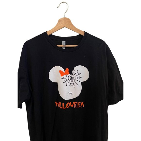 Mickey Halloween Graphic T-Shirt Women's Size XXL Black Next Level Apparel Tee - Picture 2 of 4